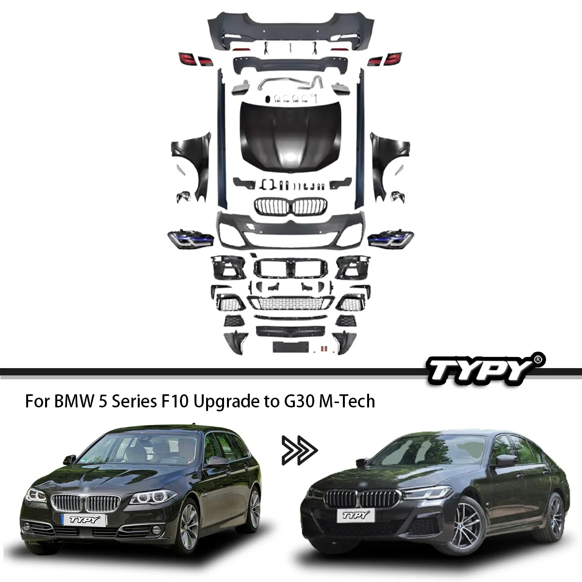 Tech Accessories Kit - Bodykits für BMW 5er F10 Upgrade