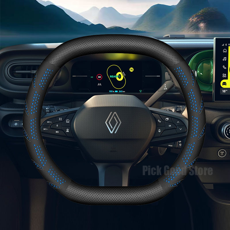 Tech Accessories Hub - Geeignet für Auto-Lenkradbezug für Renault Scenic