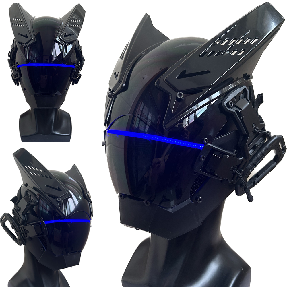 Tech Wear Accessories - Cyberpunk Punk Maske Helm, futuristische Techwear