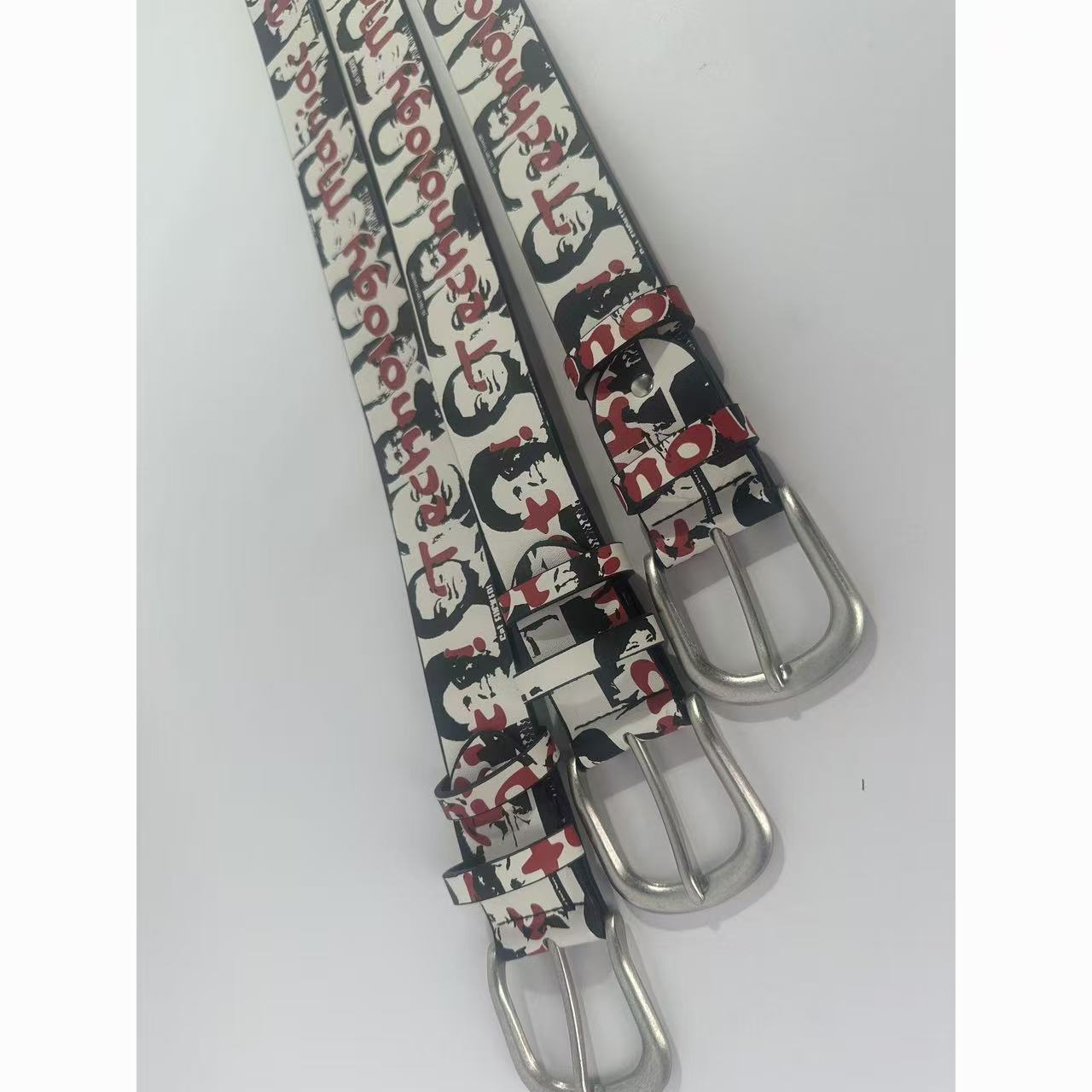 Tech Wear Accessories - Trendiger Punk-Grafik-Print Neuartiger Taillengürtel Unisex Hip-Hop-Gürtel