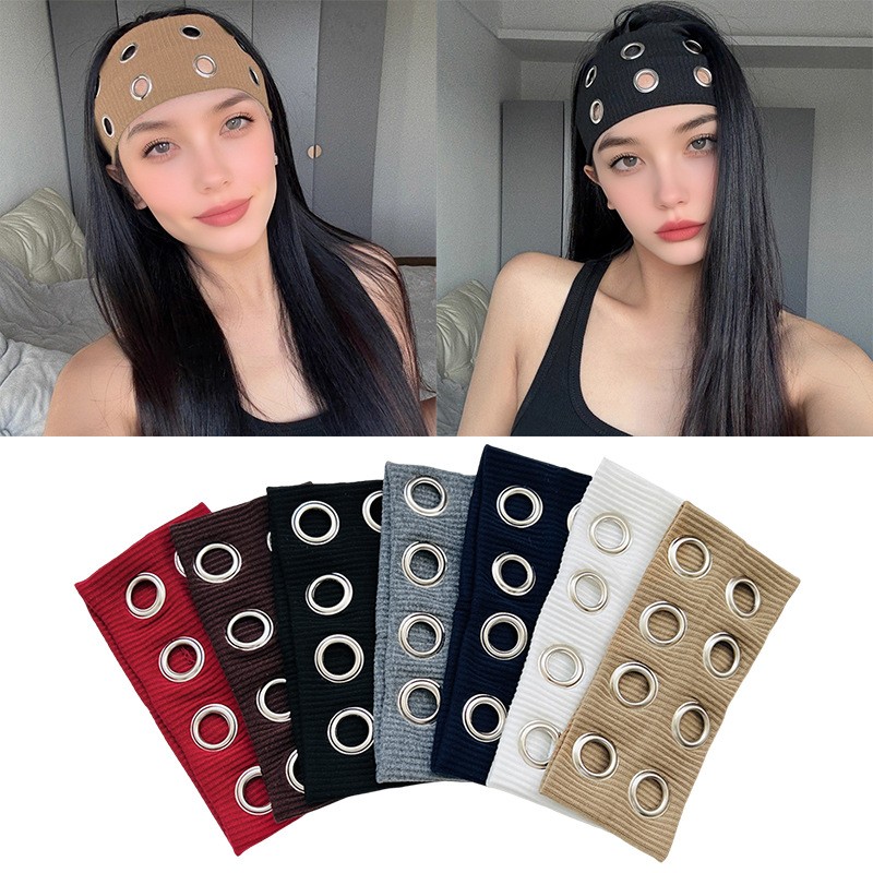 Grommet Eyelet Strick-Stirnban – Tech Wear Accessories Bewertung und Preis